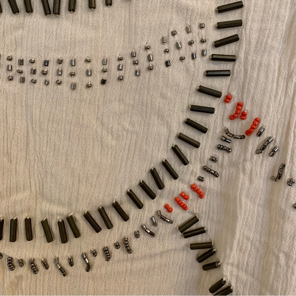 Pookie & Sebastian Beaded Open Back Top - Picture 4 of 6